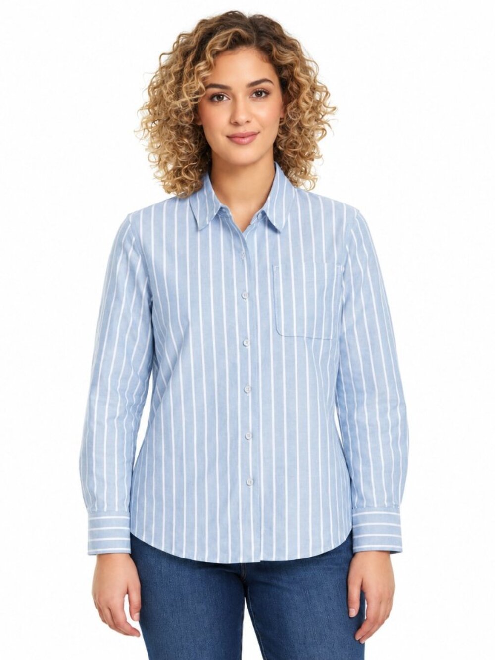 Gloria Vanderbilt Women’s Long Sleeve Button Up